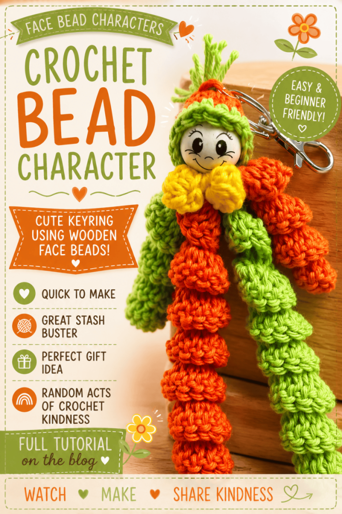 Easy Crochet Beaded Character