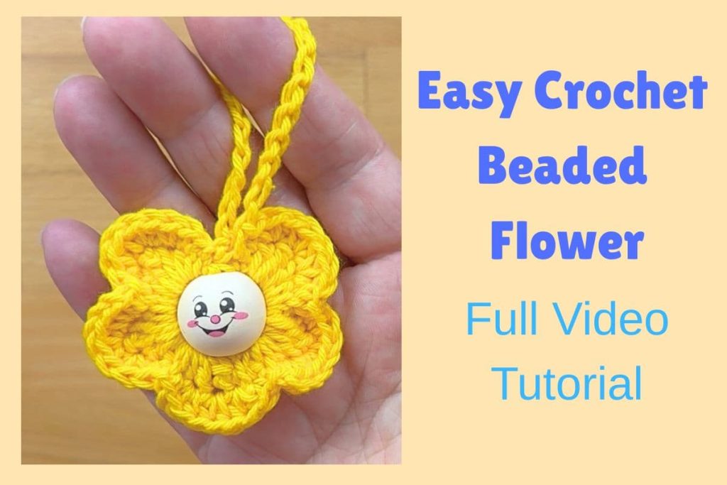 Crochet Flower Charm